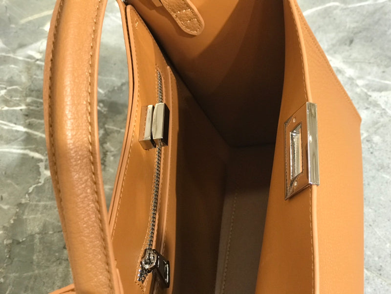 Full Grain Leather Upgraded Shoulder Crossbody Tote bag——7635