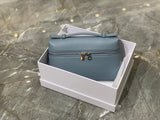 New design full grain leather portable lunch box hand bag——9182