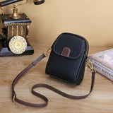 【LIMITED 50% OFF】TOGO top layer cowhide large capacity double zipper mobile phone crossbody ——9265