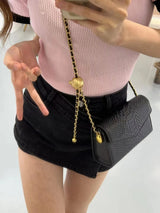 Luxury grade yak leather Playful and cute envelope bag——06575