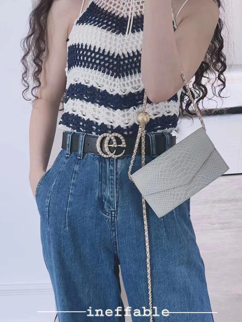 Luxury grade yak leather Playful and cute envelope bag——06575