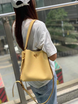 Cowhide Fashion Versatile Shoulder crossbody Bucket Bag——2661