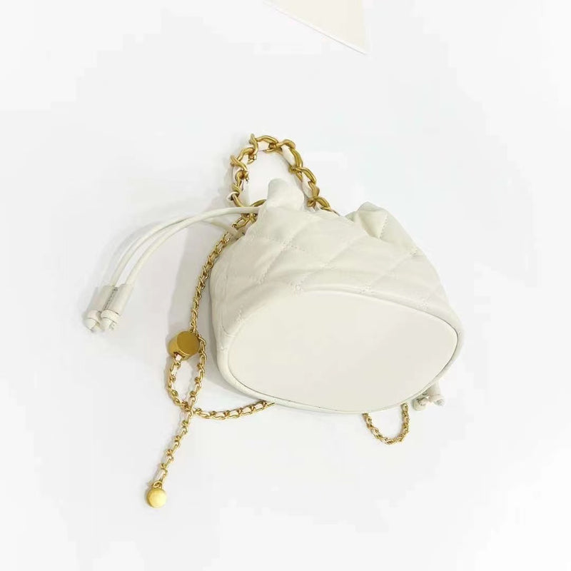 New high-end thick chain bucket bag——7611