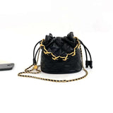 New high-end thick chain bucket bag——7611