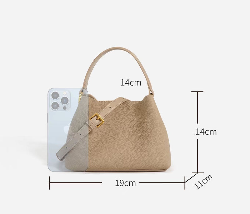 Top layer cowhide soft lightweight crossbody bag——9575