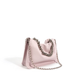 Handmade aluminum chain soft cowhide fashion shoulder bag——7617