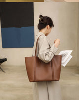 Korean style simple super large capacity tote bag——6215