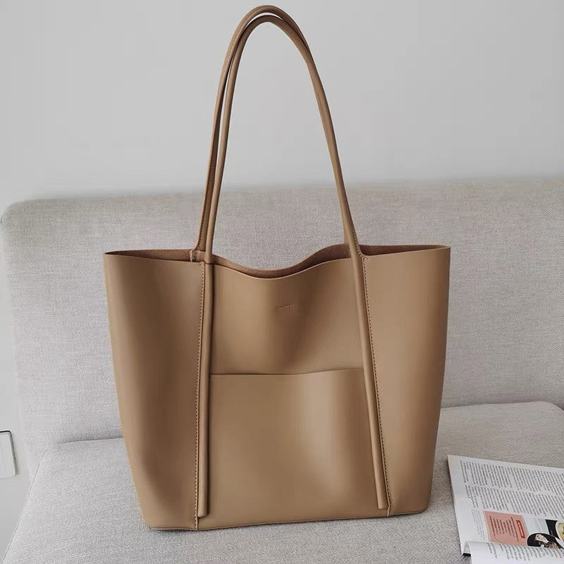 Korean style simple super large capacity tote bag——6215