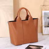 TOGO Top Layer Cowhide Medium Hand Tote Bag——9906