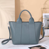 TOGO Top Layer Cowhide Medium Hand Tote Bag——9906