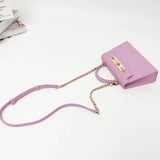 Original long lock design cowhide chain small Kelly Handle Shoulder Bag——9141