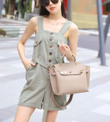 Top layer lychee grain cowhide large capacity handbag shoulder bag——6120