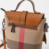 【Phone Bag】Plaid Crossbody Bag —— 8911  L 5.51" , W 3.55" , H 7.09"