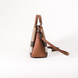 【NEW】-- Circle-Design Handle Bag -- A02  L 9.45" , W 4.73" , H 7.88"