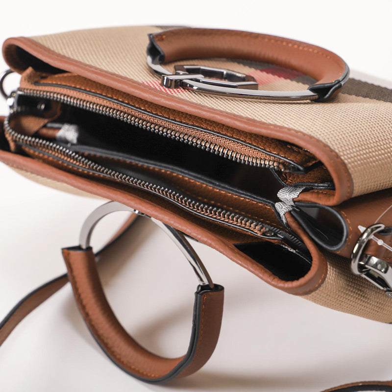 【NEW】-- Circle-Design Handle Bag -- A02  L 9.45" , W 4.73" , H 7.88"